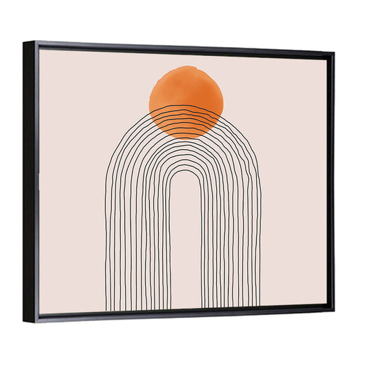 Layered Arch Sun Abstract Wall Art
