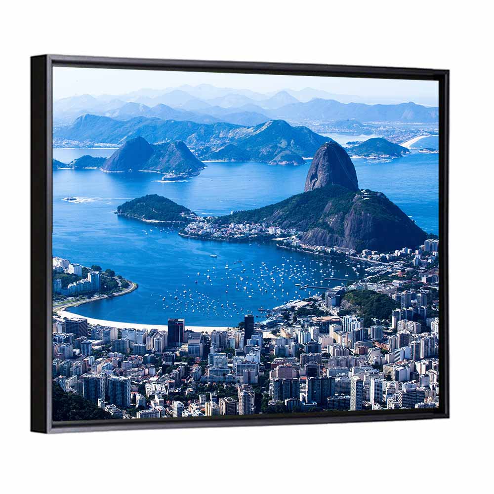 Sugarloaf Mountain and Botafogo Bay Wall Art