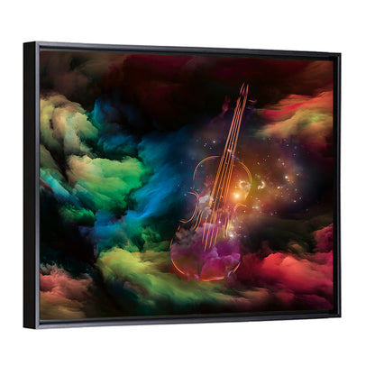 Cosmic Violin Wall Art