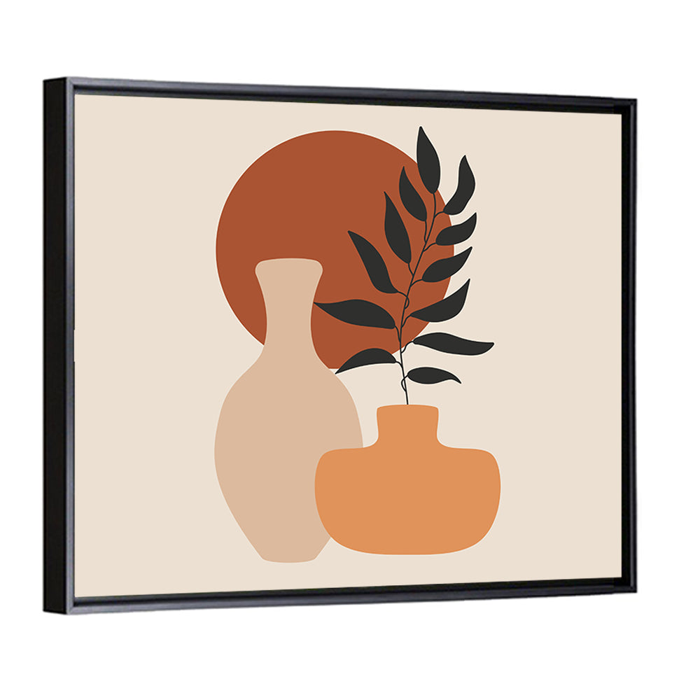 Abstract Botanical Vases Wall Art