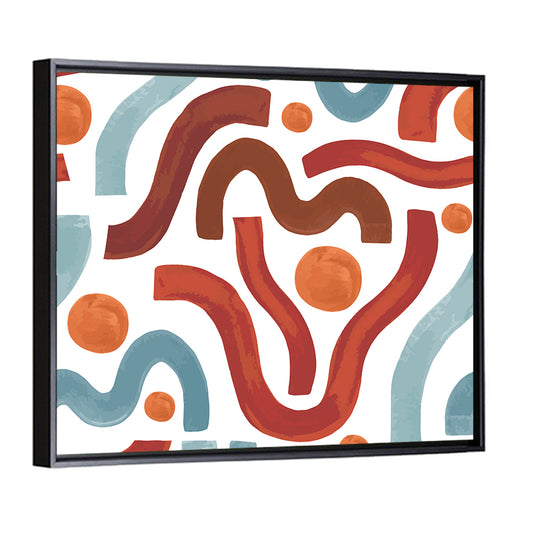 Minimal Watercolor Waves Wall Art