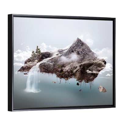 Floating Mountain Island Wall Art