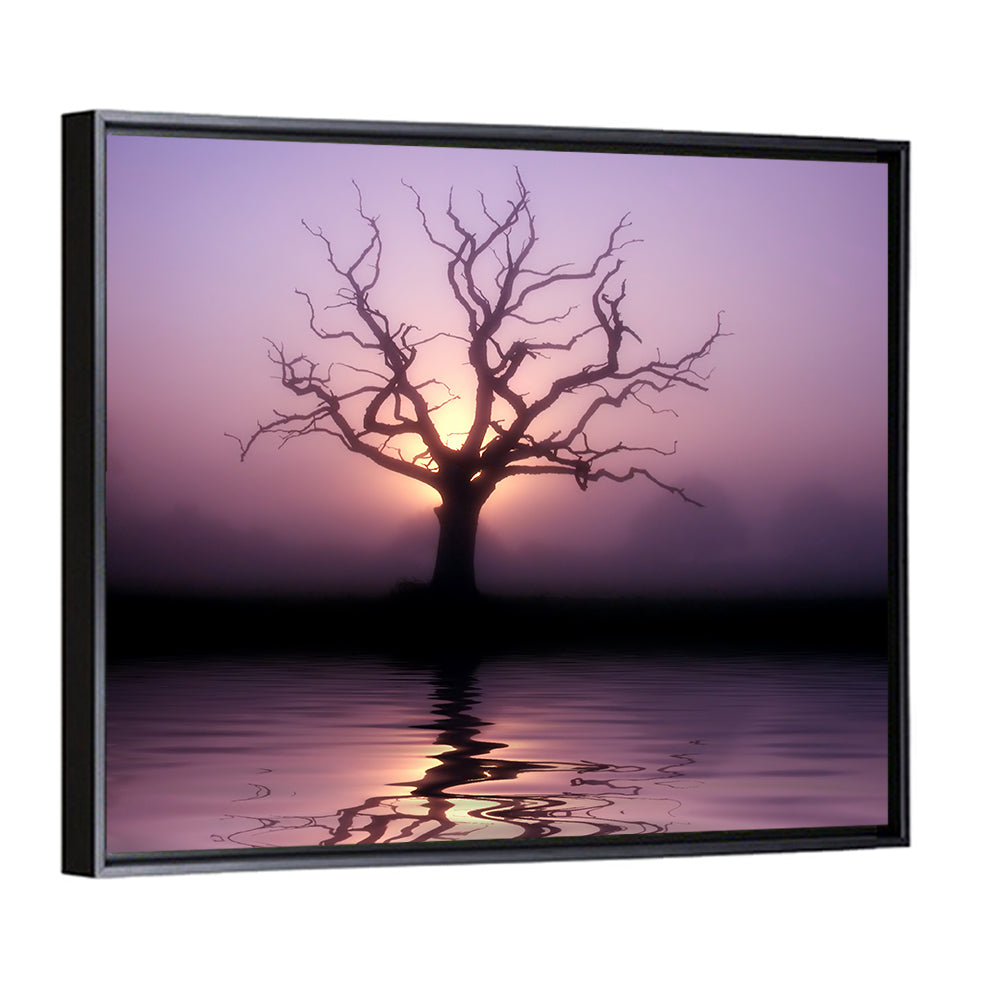 Bare Tree at Dawn Wall Art