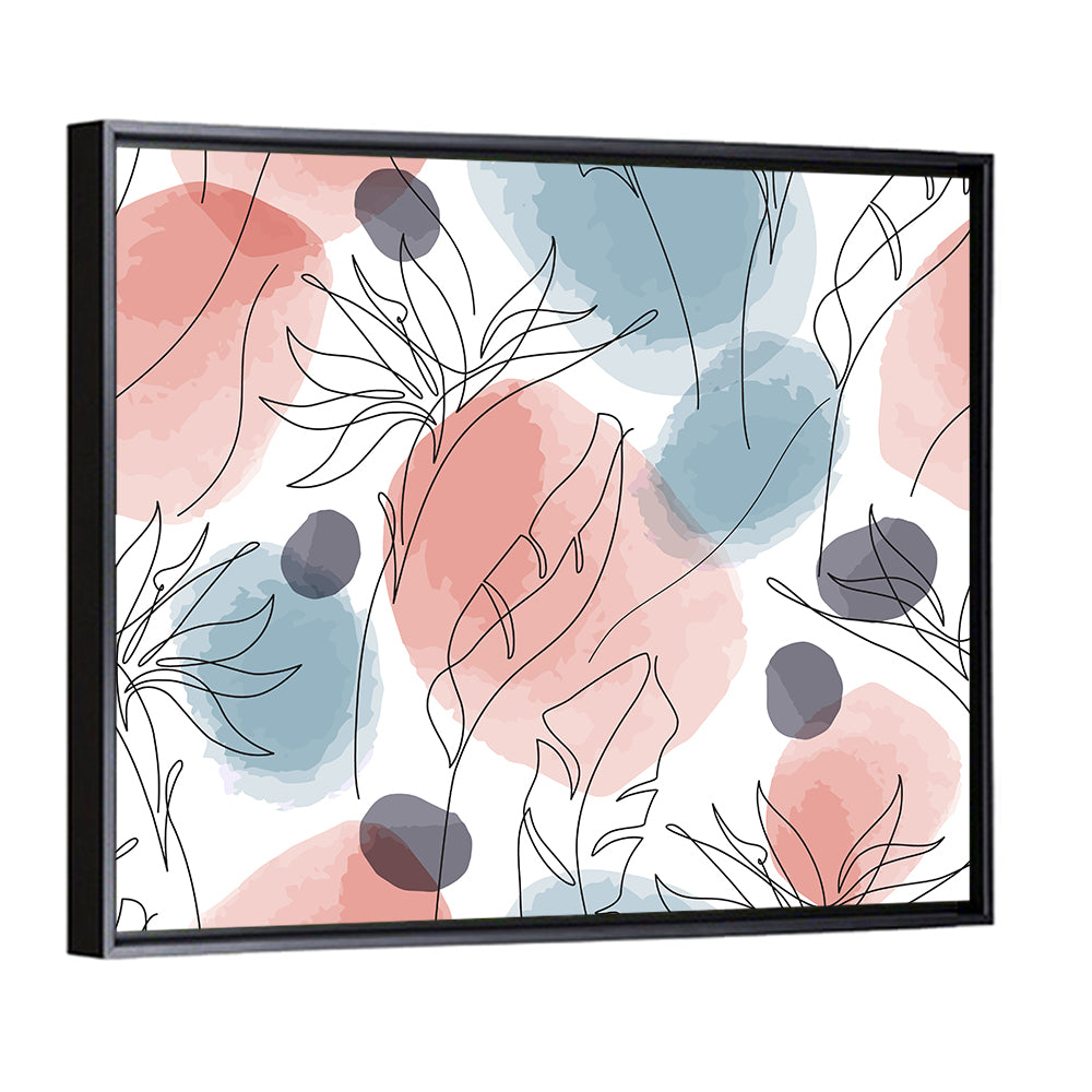 Tropical Leaf Minimalist Wall Art