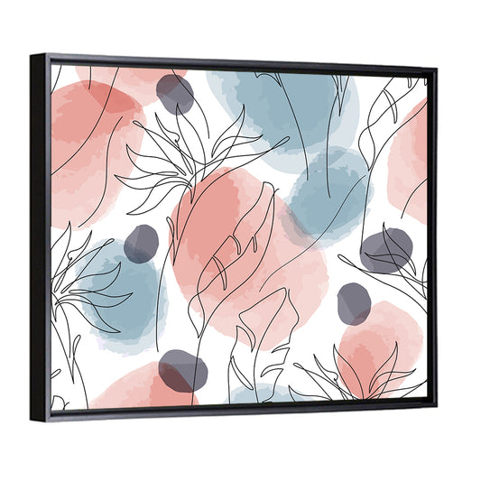 Tropical Leaf Minimalist Wall Art