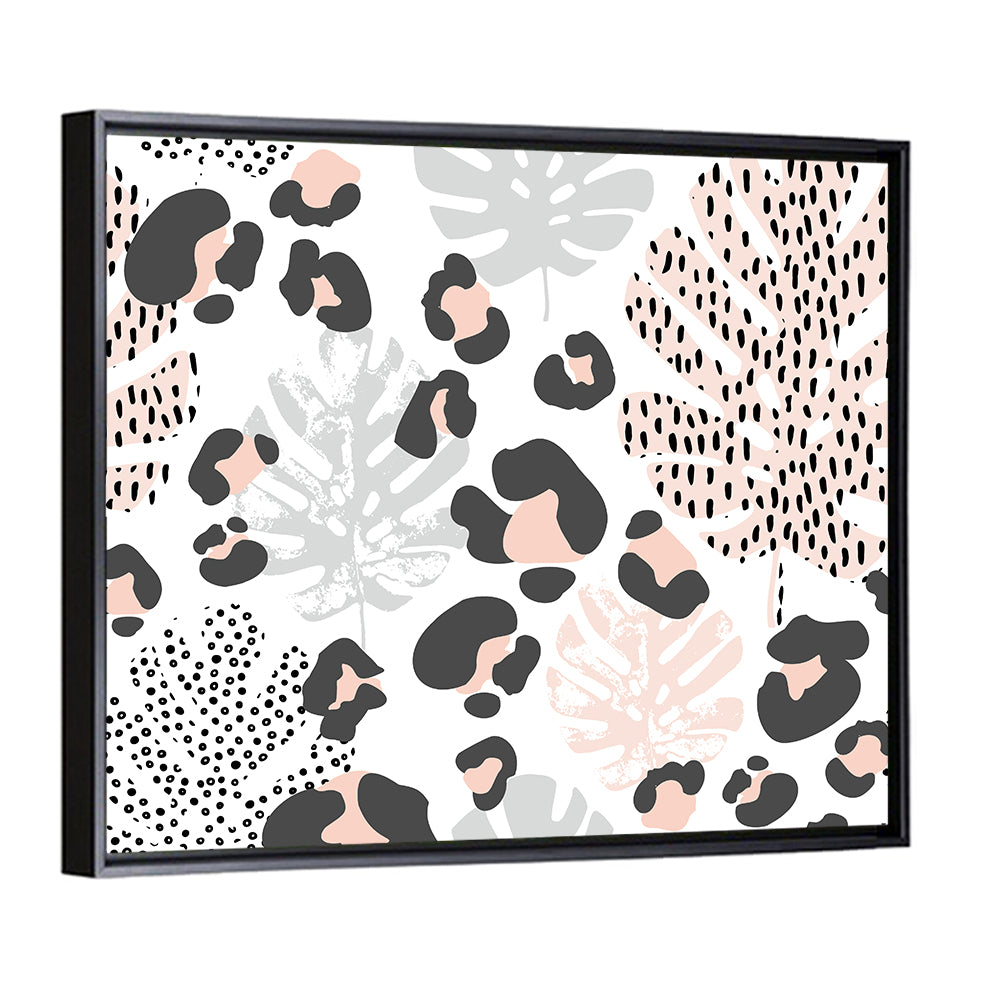 Tropical Leaves Pattern Wall Art