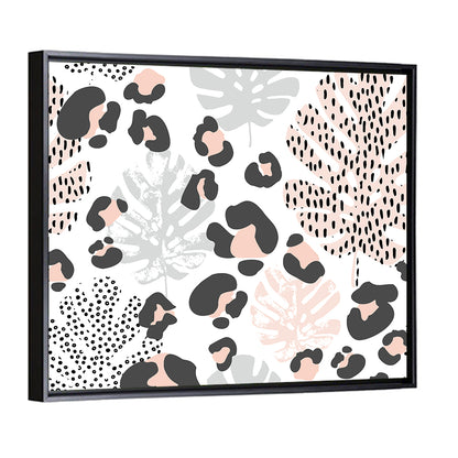 Tropical Leaves Pattern Wall Art