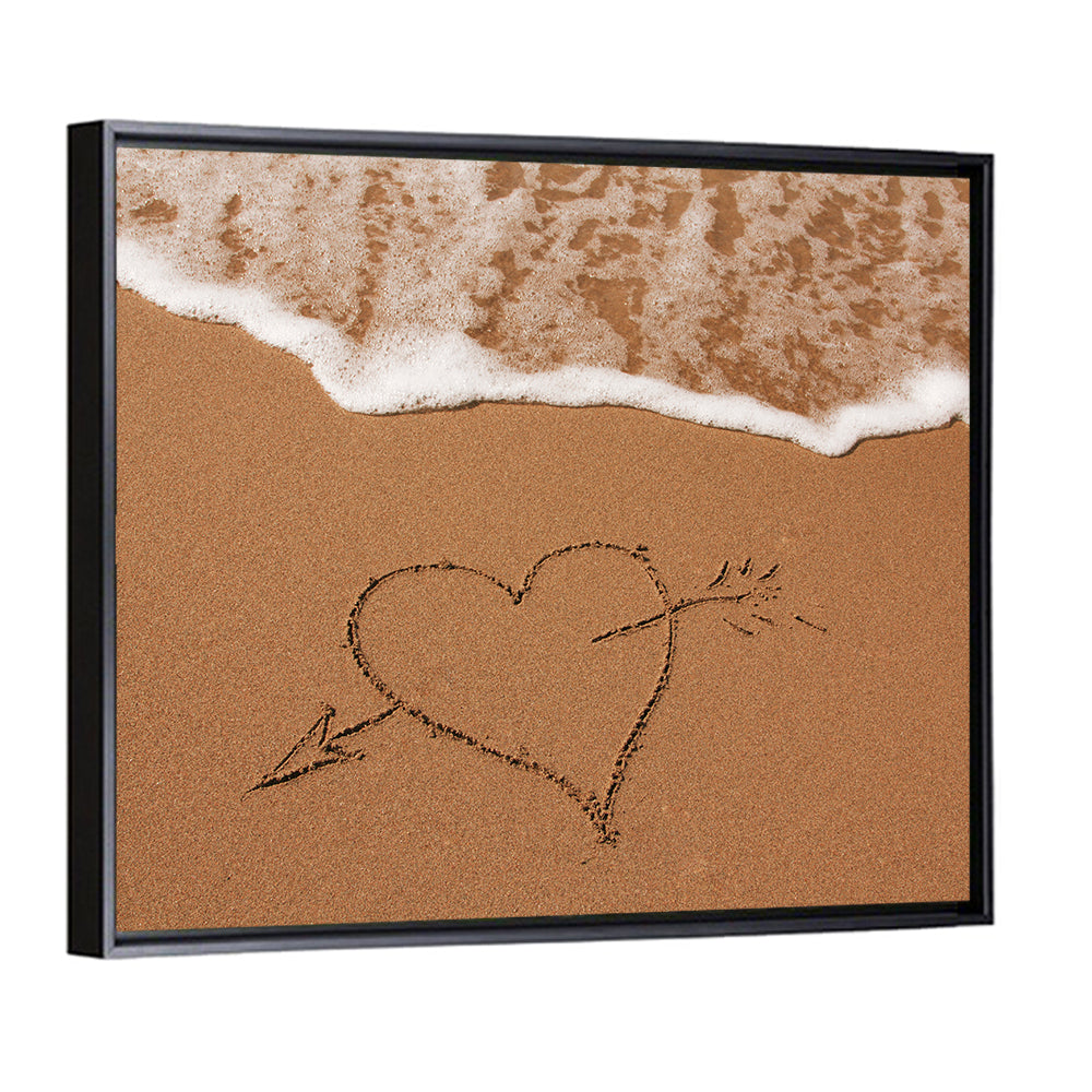Heart in the Sand Wall Art
