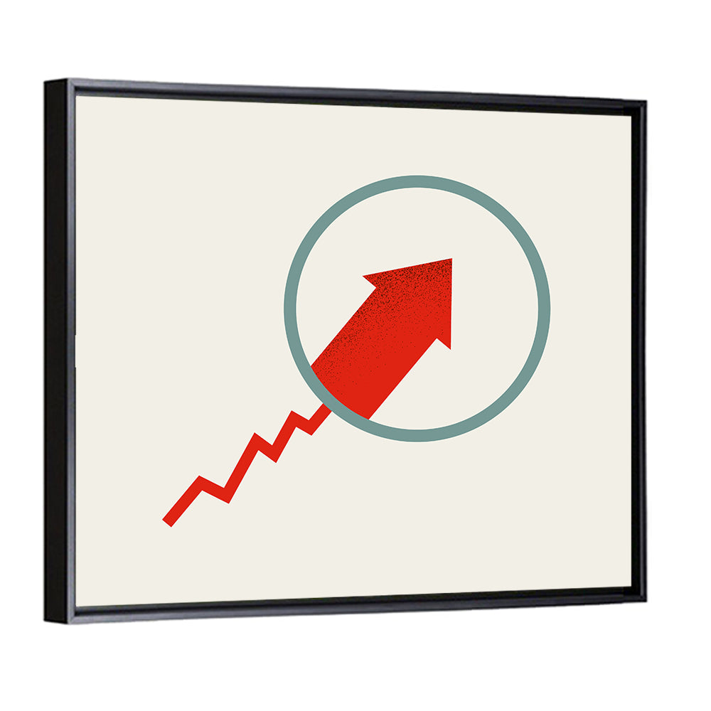 Market Growth Arrow Wall Art