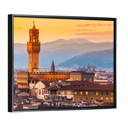 Palazzo Vecchio at Dusk Wall Art