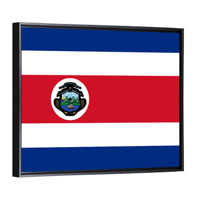 Flag Of Costa Rica Wall Art