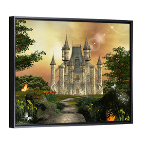 Castle In An Enchanted Garden Wall Art