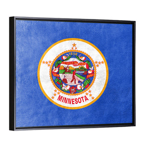 Flag Of Minnesota State Wall Art