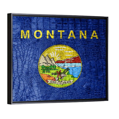 Montana State Flag Wall Art