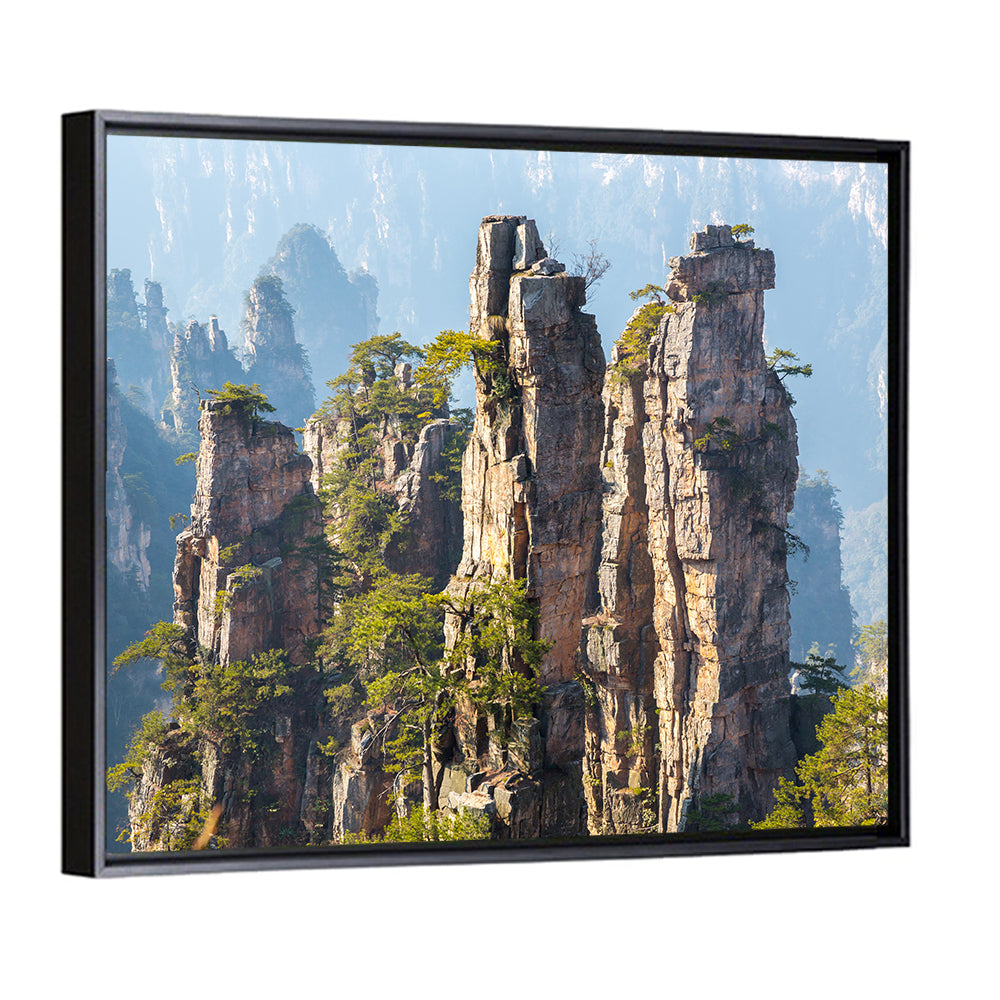 Zhangjiajie Sandstone Pillars Wall Art