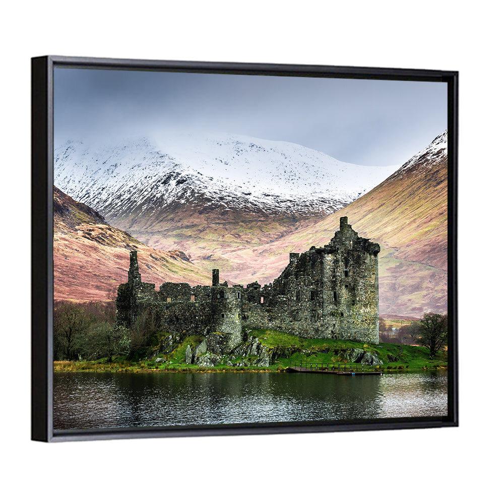 Kilchurn Castle in Winter, Loch Awe Wall Art
