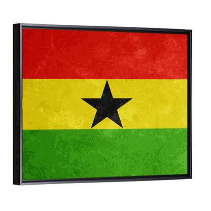 Flag Of Ghana Wall Art