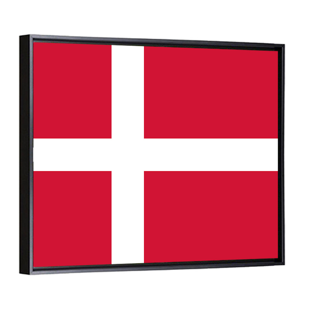Danish Flag Nordic Cross Wall Art