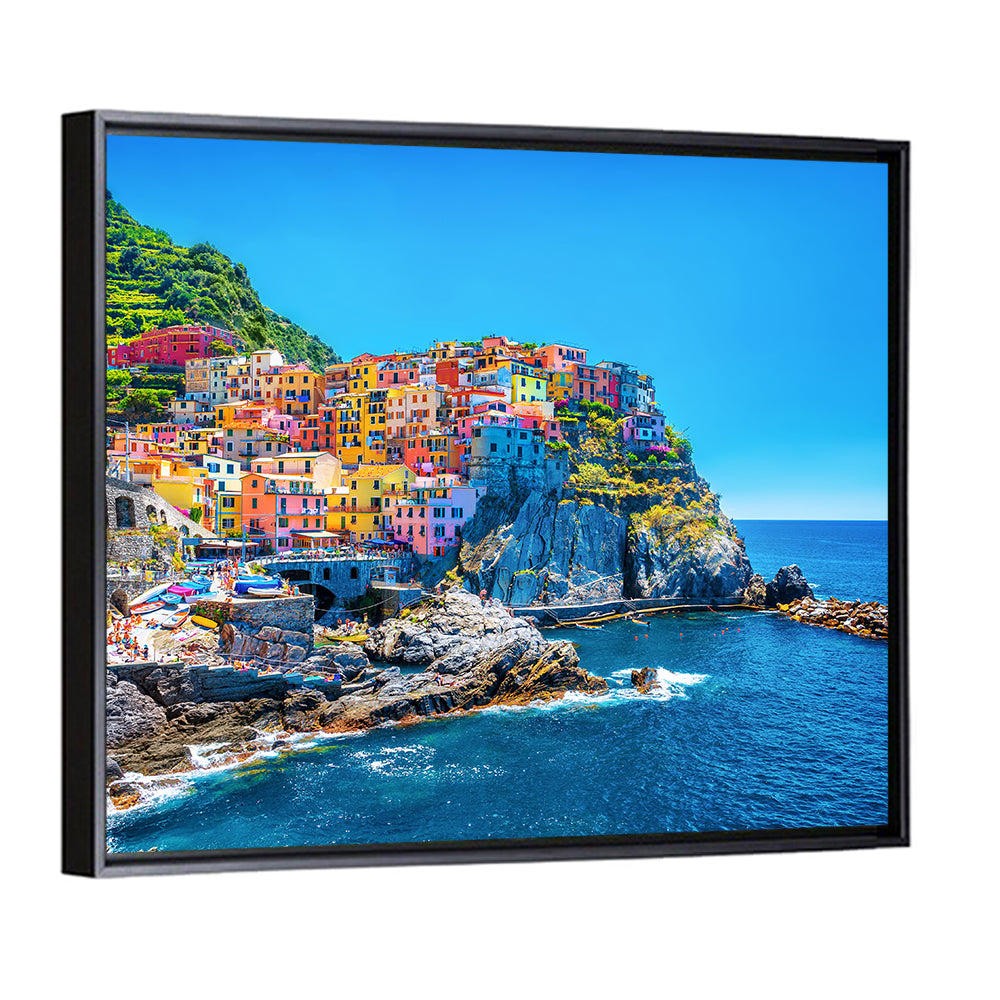 Manarola Cliffside Village Wall Art