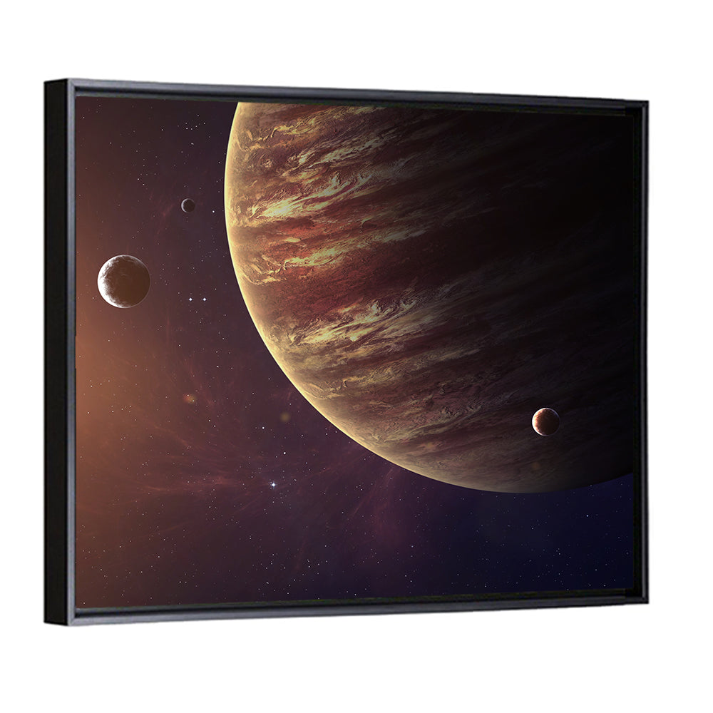 Jupiter from Space Wall Art