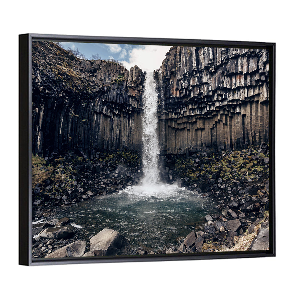 Svartifoss Basalt Waterfall Wall Art