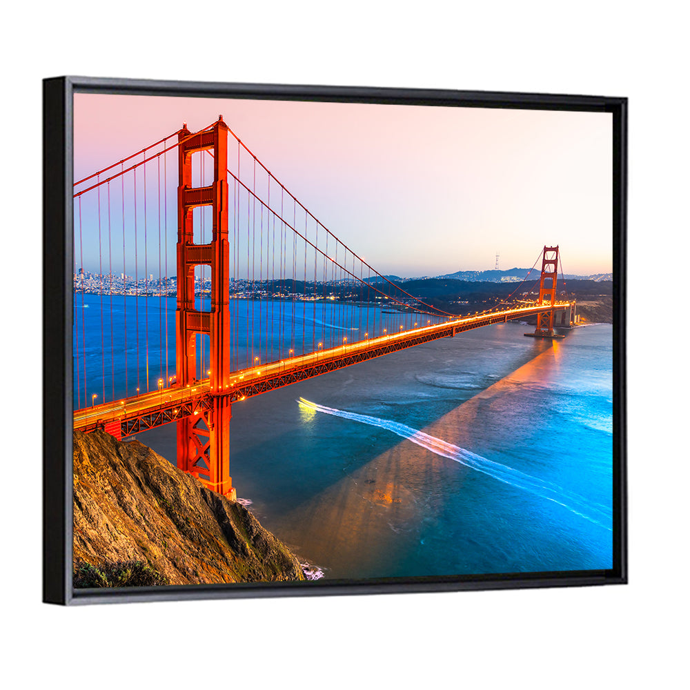 Golden Gate Bridge at Dusk Wall Art