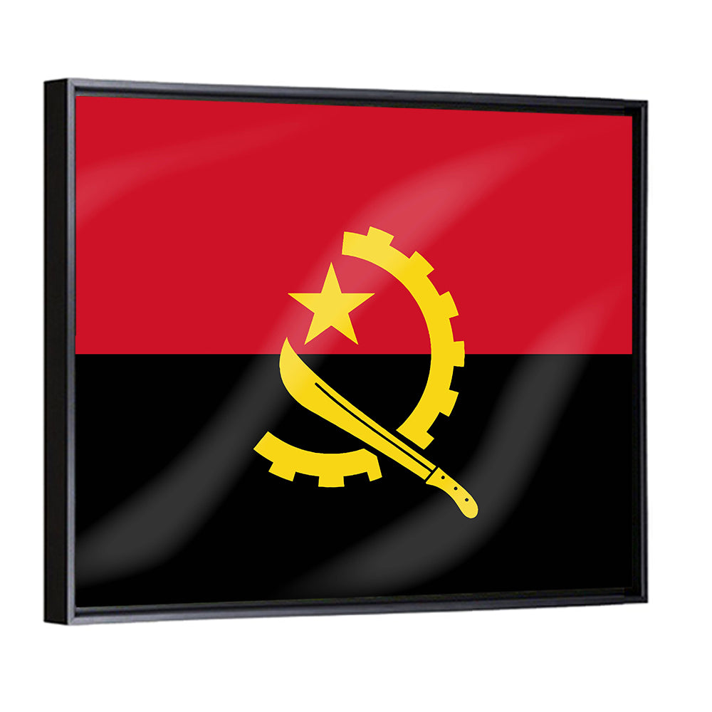 Flag of Angola Wall Art