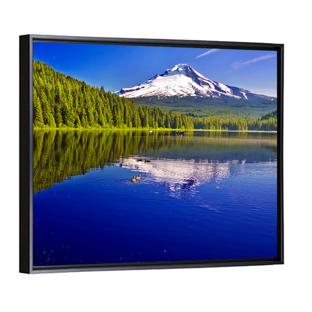 Mt Hood Reflected in Trillium Lake Wall Art