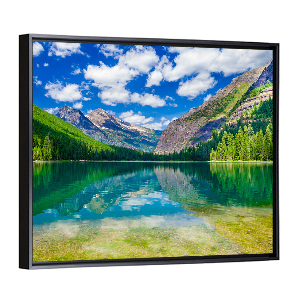 Avalanche Lake Reflection, Glacier National Park Wall Art