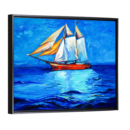 Sailboat at Golden Hour Wall Art