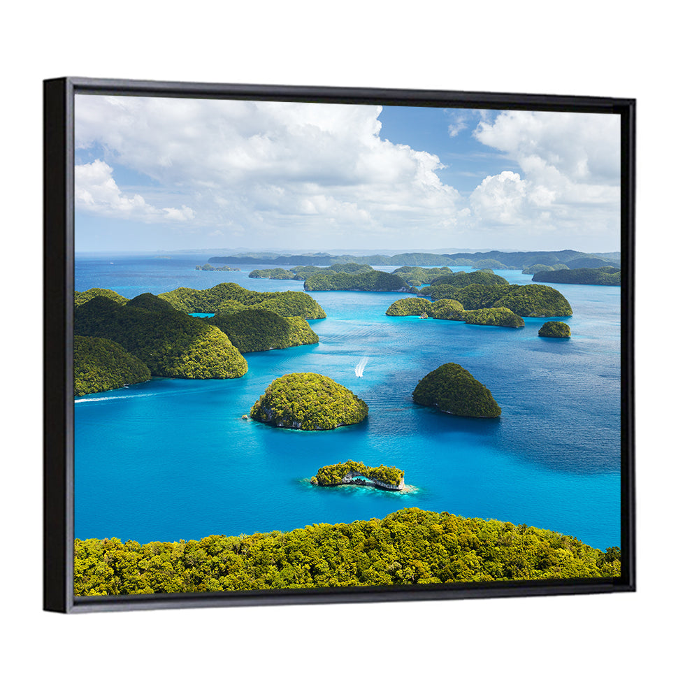 Rock Islands Aerial View Wall Art