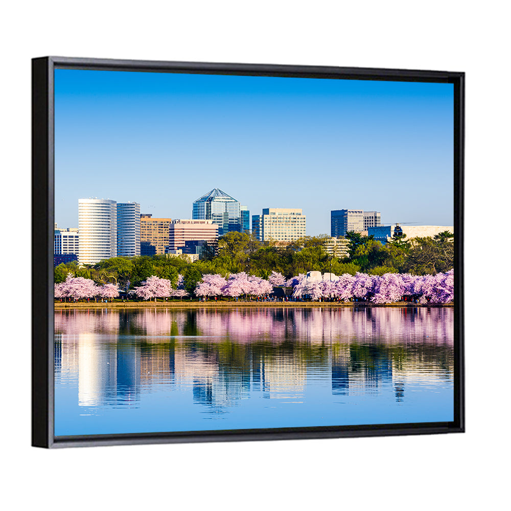 Tidal Basin In Washington Wall Art