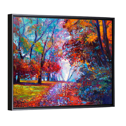 Autumn Forest Path Wall Art
