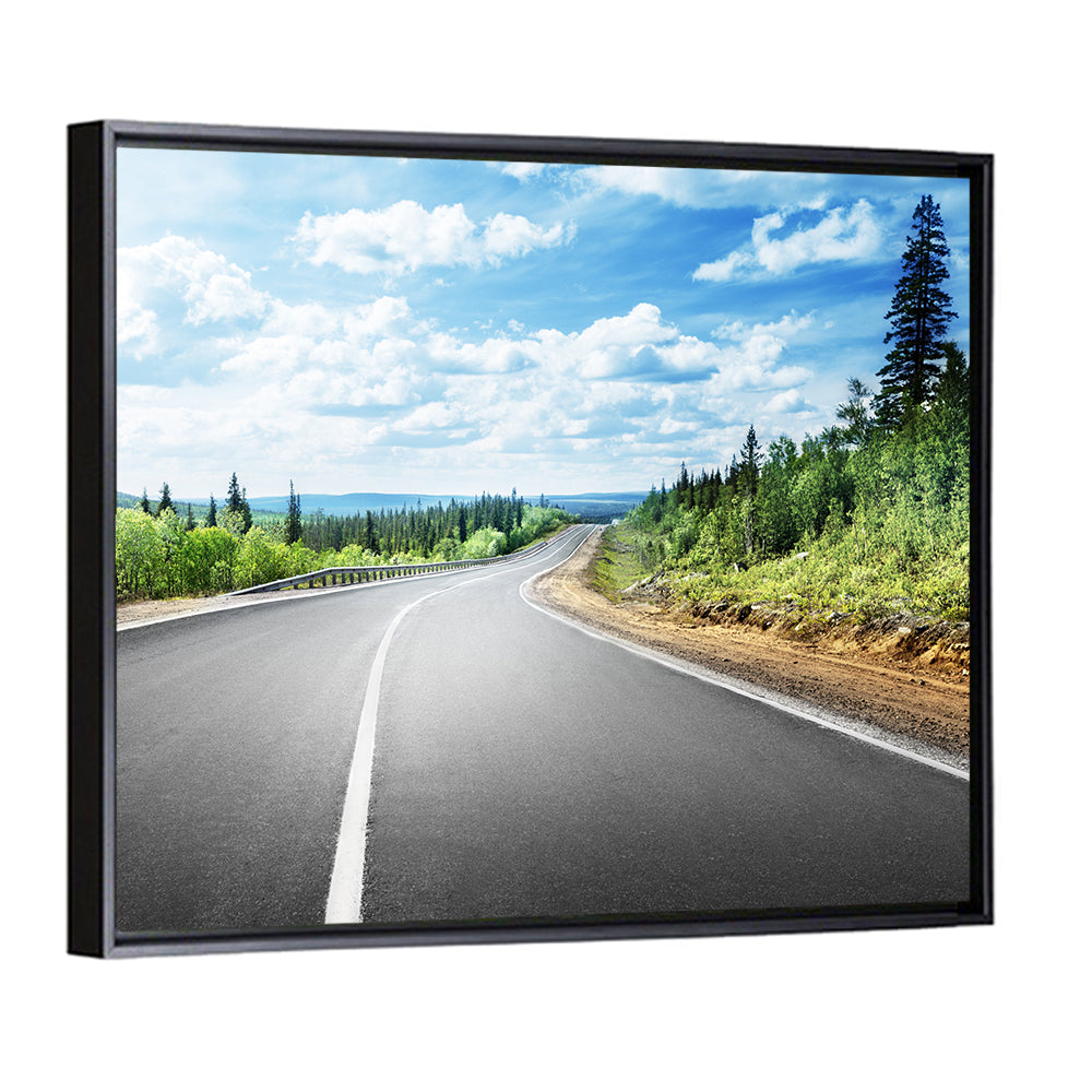 Road to Mountain Horizon Wall Art