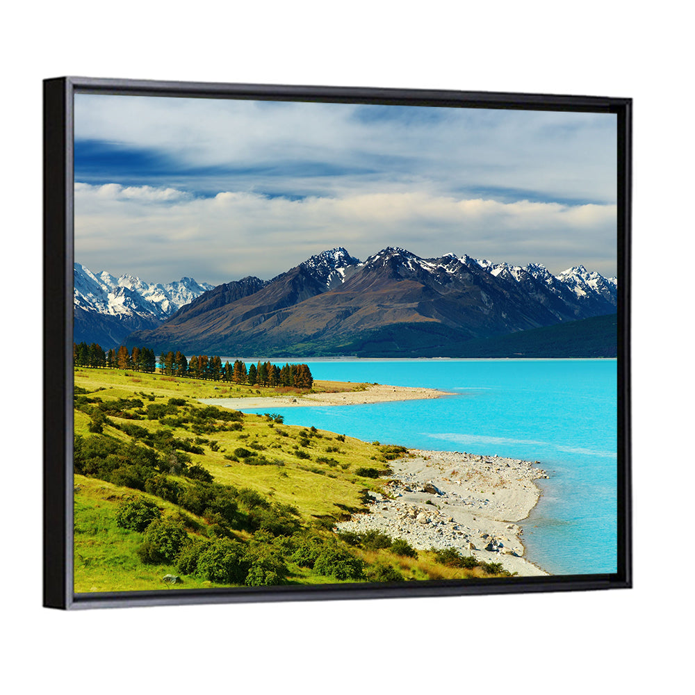Mount Cook Over Lake Pukaki Wall Art