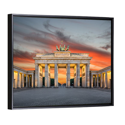 Brandenburg Gate at Dusk Wall Art
