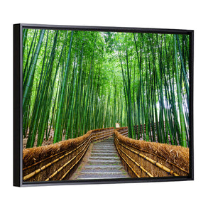 Path To Bamboo Forest Kyoto Wall Art