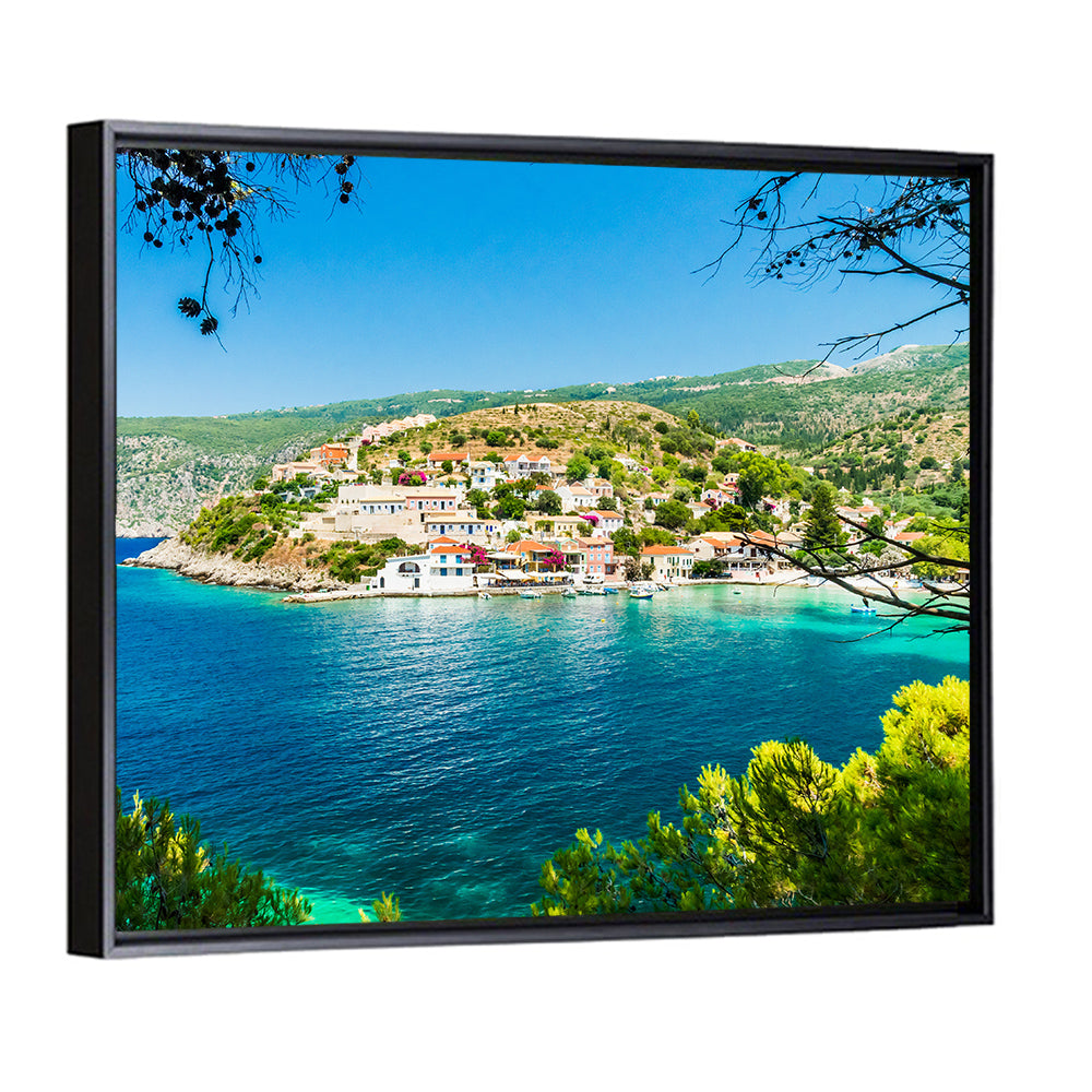 Assos Village, Kefalonia Bay Wall Art