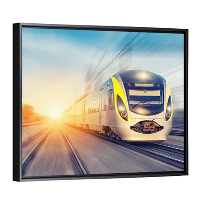 Modern High-speed Train Wall Art