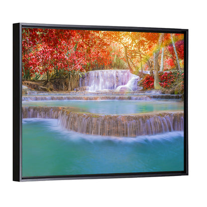 Tat Kuang Si Tiered Waterfalls Wall Art