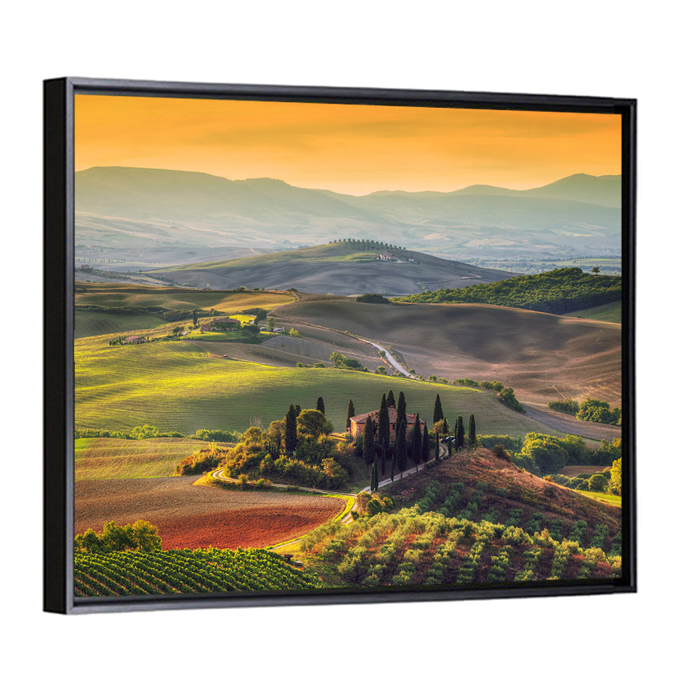 Val D'orcia Sunset Hills Wall Art
