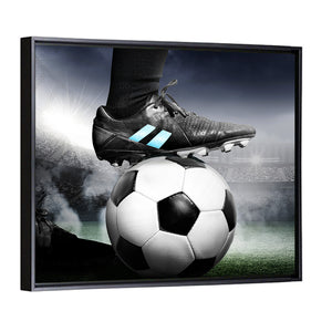 Soccer Under Foot Wall Art