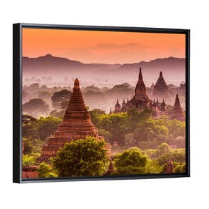 Bagan Old Temples In Myanmar Wall Art