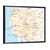 Western United States Map Wall Art