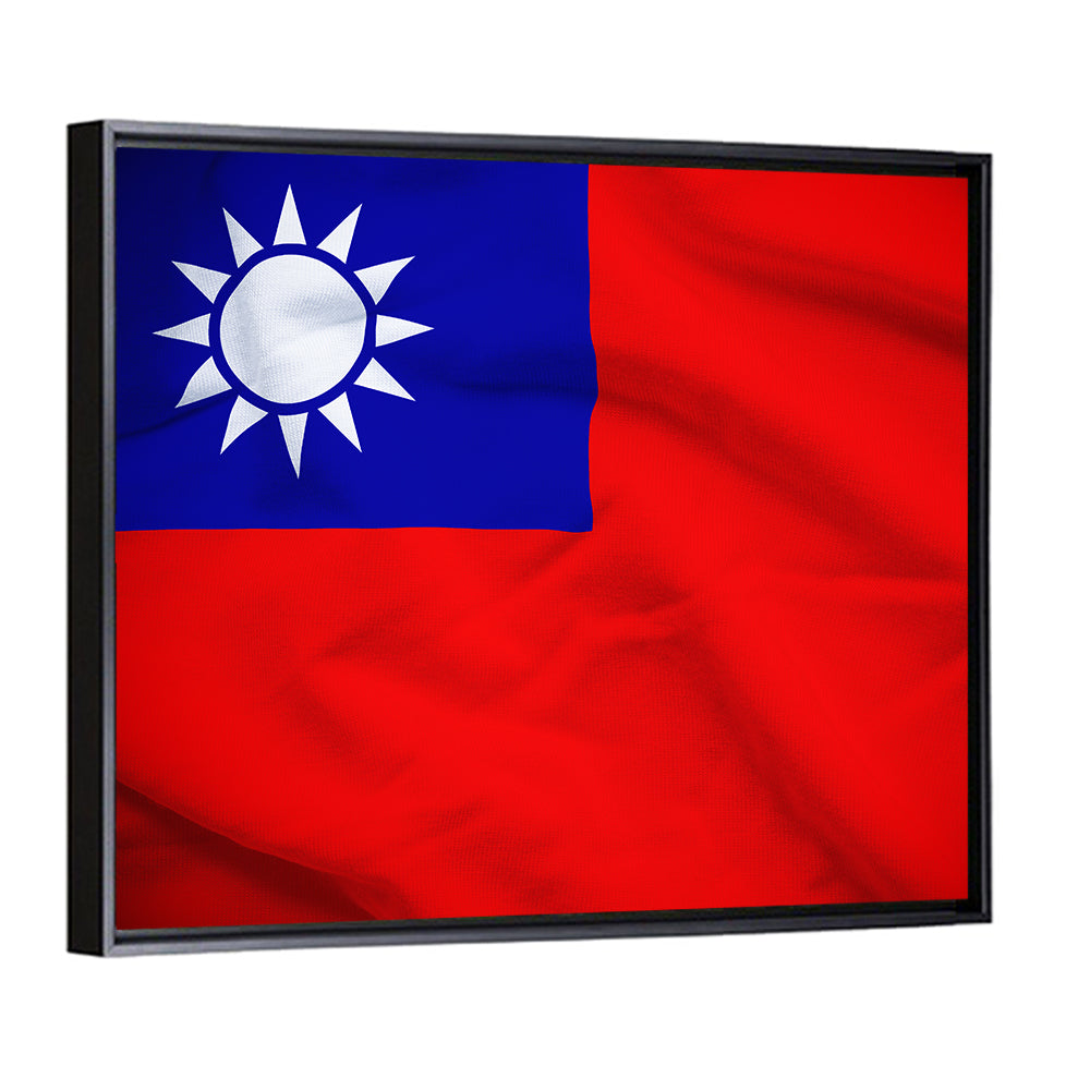 Flag Of Taiwan Wall Art