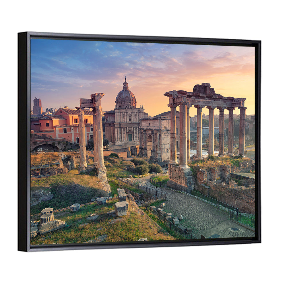 Roman Forum at Sunset Wall Art