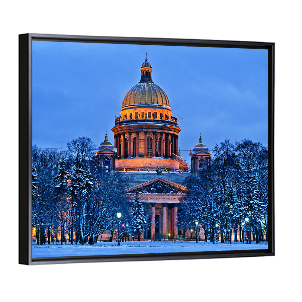 Saint Isaac's Cathedral at Night Wall Art