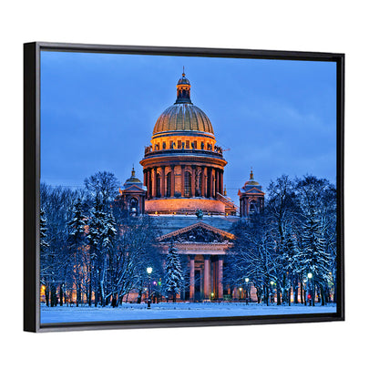 Saint Isaac's Cathedral at Night Wall Art