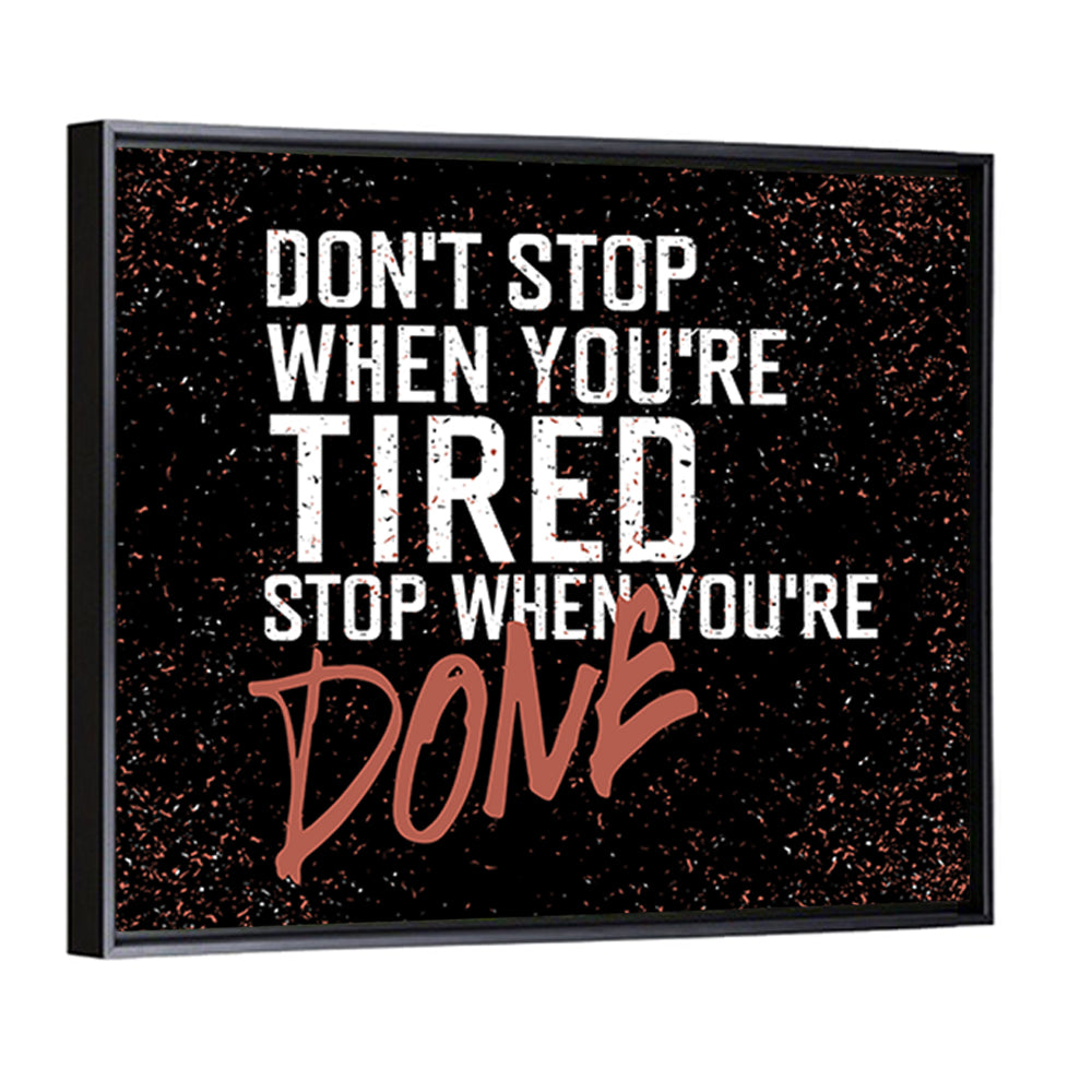 Distressed Motivational Quote Wall Art