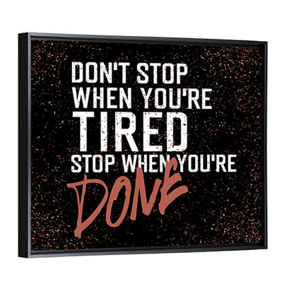 Distressed Motivational Quote Wall Art